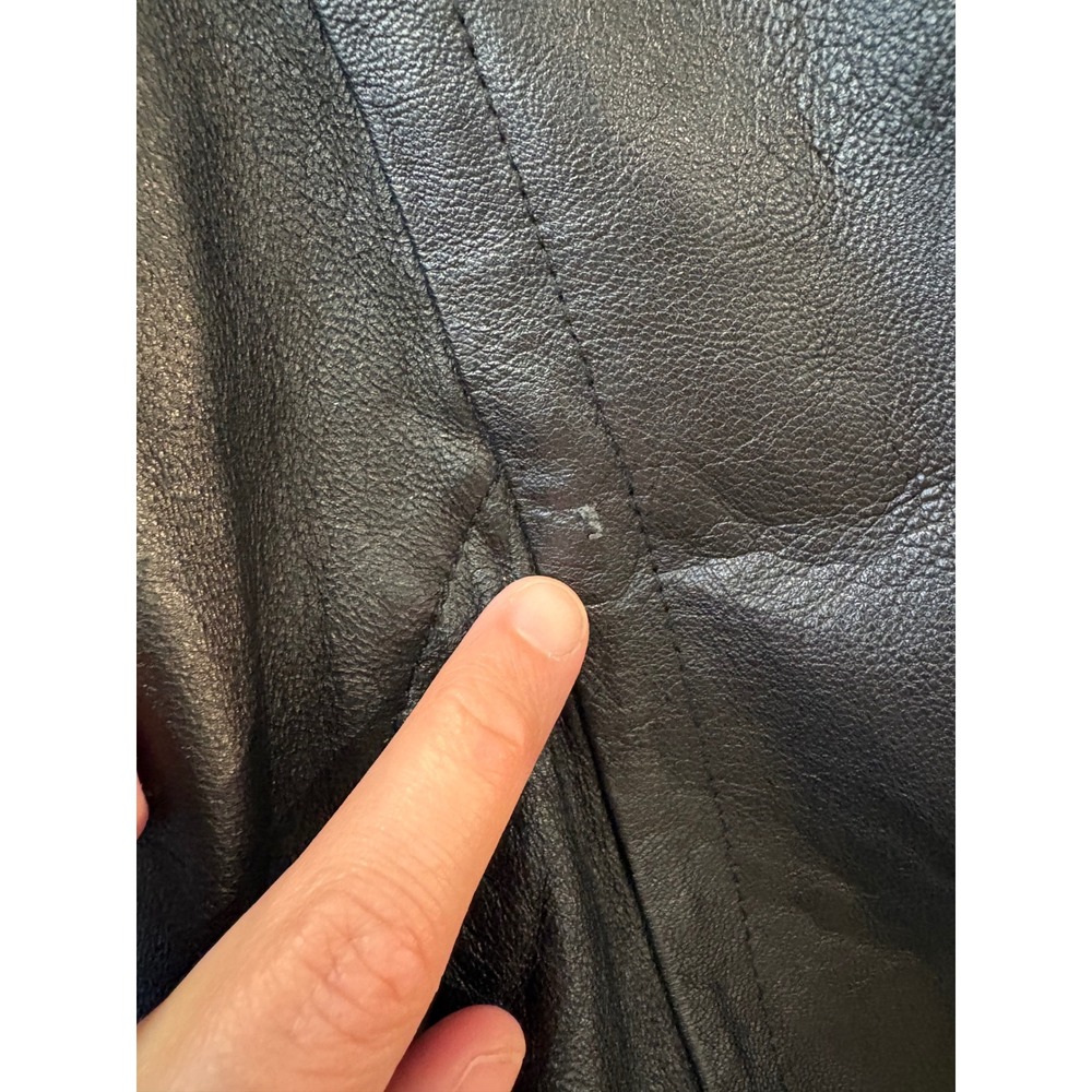Wilsons Leather M. Julian Black Leather Bomber Jacket - Picture 7 of 10